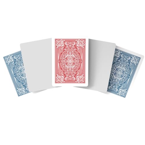 Naipes en Blanco para Poker 2 Barajas 120 Cartas miniatura 2