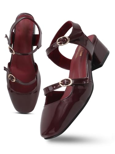 Image of TRYME Trendy Solid Stylish Heel Sandals For Women And Girls