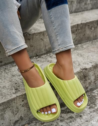 Pillow Slippers for Women and Men Cloud Slippers Soft Comfort Non Slip Quick Drying Shower Slides Bathroom Sandals Ultra Cushioned Thick Sole3