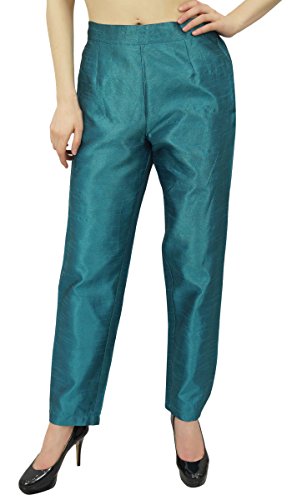 Solid High Waist Pants for Women’s Casual Elastic Waist Back Narrow Bottom Trousers