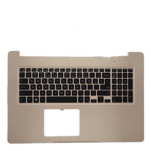 Clavier pour Dell Inspiron 5775 avec coque C noire en disposition US