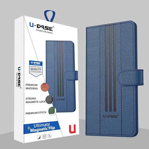 Image of U-Case Compatible with Oppo A3X 4G / Oppo A3 5G / Oppo A3X 5G Flip Cover| Leather Finish | Inside Pockets & Inbuilt Stand | Shockproof Wallet Style Magnetic Closure Back Cover Case