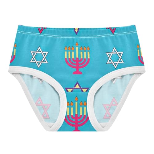 Colorful Candles Stars Blue Cute Panties Girl Girls Underwear Toddler Cotton Florals Underpants Briefs 2t