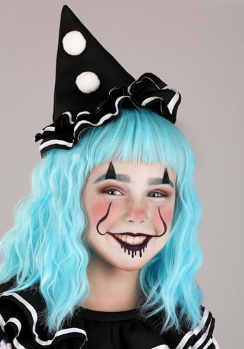 Disfraz completo de payaso gótico para niñas talla Large miniatura 4