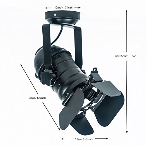 OYGROUP Lampada da soffitto originale in ferro da