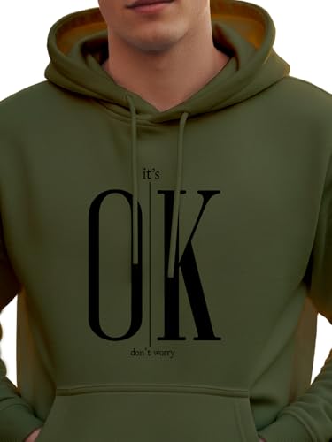 Image of XENOVAURBAN Hoodie for Men /Women | Unisex fit Cotton Fleece Hooded Sweatshirt - OK1