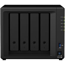 Synology DiskStation DS918+ NAS Server for Business with Celeron CPU, 8GB Memory, 4TB SSD Storage, Synology DSM Operating System