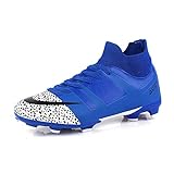 Parte superior: la parte superior de cuero sintético de las botas de fútbol ofrece un gran toque del balón y un ajuste fantástico al pie.