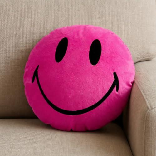 ROMO visions Smiley Face Pillow - Cute Plush for Fun
