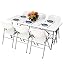 Table With 6 Chairs | White