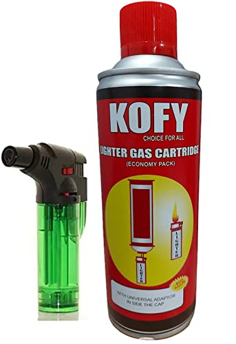 Image of Kofy Jet Flame Lighter with Gas can 500 ML