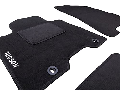 Tappetini auto in moquette con logo per Tucson con...