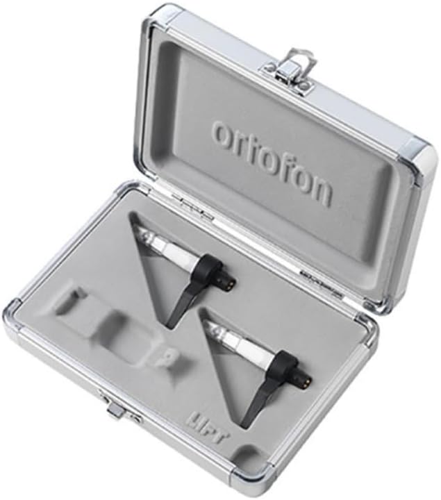Ortofon Concorde MkII Scratch CC Twin Cartridges & Styli with Flight Case Bundle with Liquid Audio Carbon Fiber Record Brush and Instrument Polishing Cloth