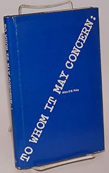 Hardcover To whom it may concern Book