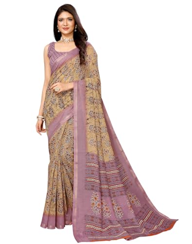 Image of Yashika Linen Blend Womens Saree