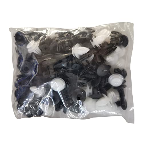 Clip fixation auto de précision, lot de 100 rivets haut de gamme pour panneau de portière
