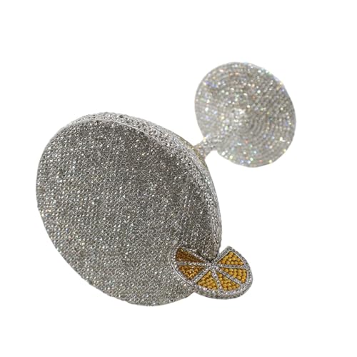 Image of Women Goblet Rhinestone Evening Bag Cocktail Cup Diamond Clutch Funny Crystal Prom Handbag Wedding Purse for Party