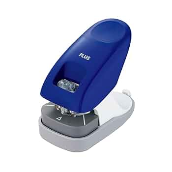 Staple Free Paper Clinch Staple-Free Paper Clinch Stapler - Blue Compact Stapler For Home & Office (No Staples Needed!) Japanese Stapler
