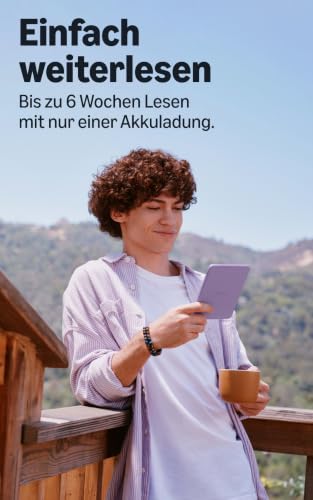 Amazon Kindle 16 GB (Neueste Generation), jetzt dünner, leichter und schneller, 6-Zoll-Display, mit Werbung - Graphit – Ansicht 6