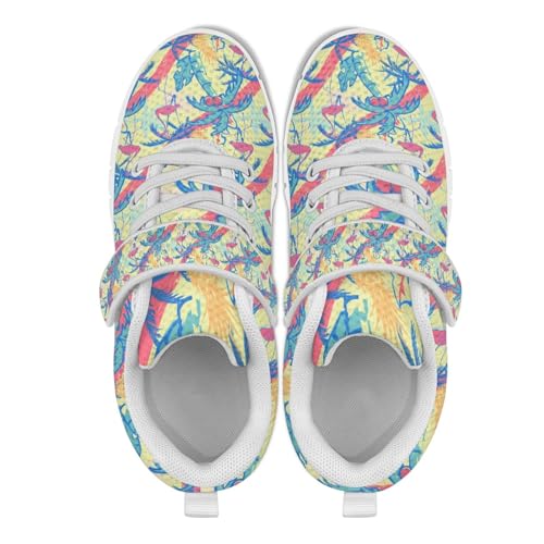 Cute Breathable Shoes with Hook and Loops Athletic Sneakers Kids Tennis Shoes Girls Slip-On Sneakers Daily Footwear3