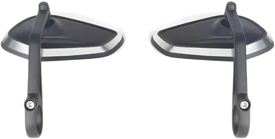 Motorcycle Handlebar Rearview Handle Bar End Mirror Compatible For Triumph Speed 400 Scrambler 400 X Street Scrambler Street Twin(A with logo)