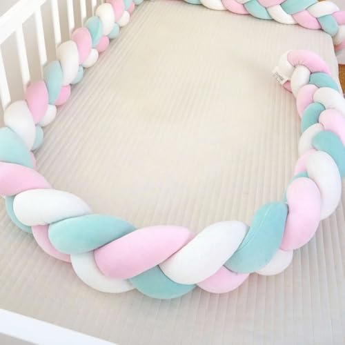 GYCF Trenza Almohada de Serpiente, Cojin Nudo, Alfombra Anticolisión para Cama, Trenza Almohada de Nudo, Cojines Cama Decorativos, Suave Tejido a Mano para Cama,A09,1 m