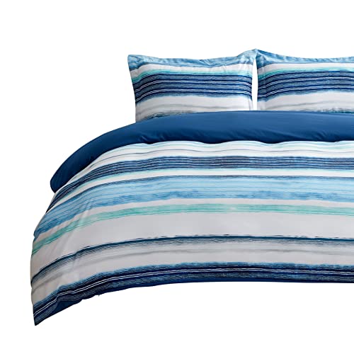 Bedsure Striped Duvet Cover Twin Size - Twin Duvet Cover Boho Comforter Cover Bedding Set with Zipper Closure 2 Pieces, 1 Duvet Cover 68x90 inches and 1 Pillow Case