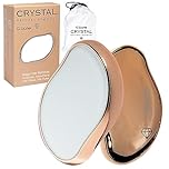 G.Liane Crystal Hair Eraser,Painless Nano Hair Removal,Magic Glass Hair Remover Stone,Reusable Epilator for Women and Men (Gold)