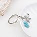 SaiDian 1 Pcs Ocean Keychain Fashion Creative Silver Key Ring Turtle Starfish Pendant Metal Keychain Gift for Beach Lover