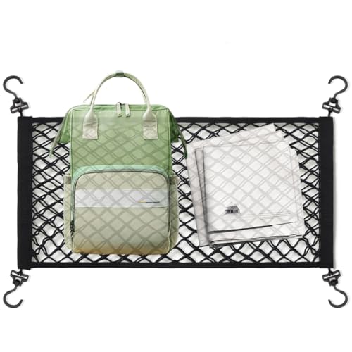 Garden Cart Cover Net - Utility Mesh Shield, Stretchable Cart Net |Trailer Cargo Netting Outdoor Cover Elastic Hauling Net, Gardening Equipment Load Transport for Yard Dump Cart Lawn Trolley