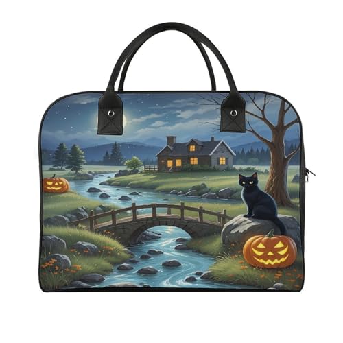 Bolso Maletín Negro Gato para Laptop y Oficina miniatura 1