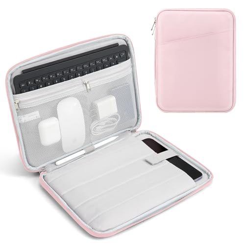 Sac avec poches antichoc rose résolvant le transport de l'iPad Pro 13"