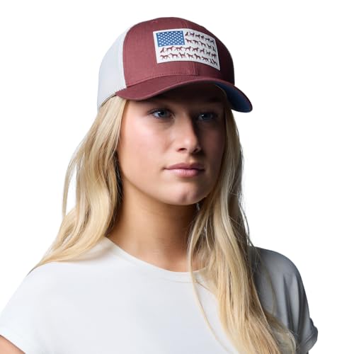 Image of Columbia Unisex PHG Game Flag Mesh Ball Cap