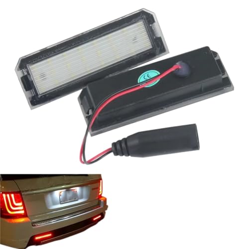 Luces de matrícula automáticas para Range Rover L405 iluminación clara en rutas nocturnas 3