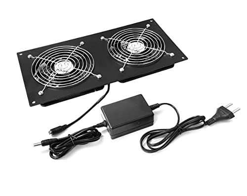 Image of Fourdot Exhaust /Intake Cooling System For enclosed System /Drawer /Almirah /Rack For Home (12 Inch Model 2120)