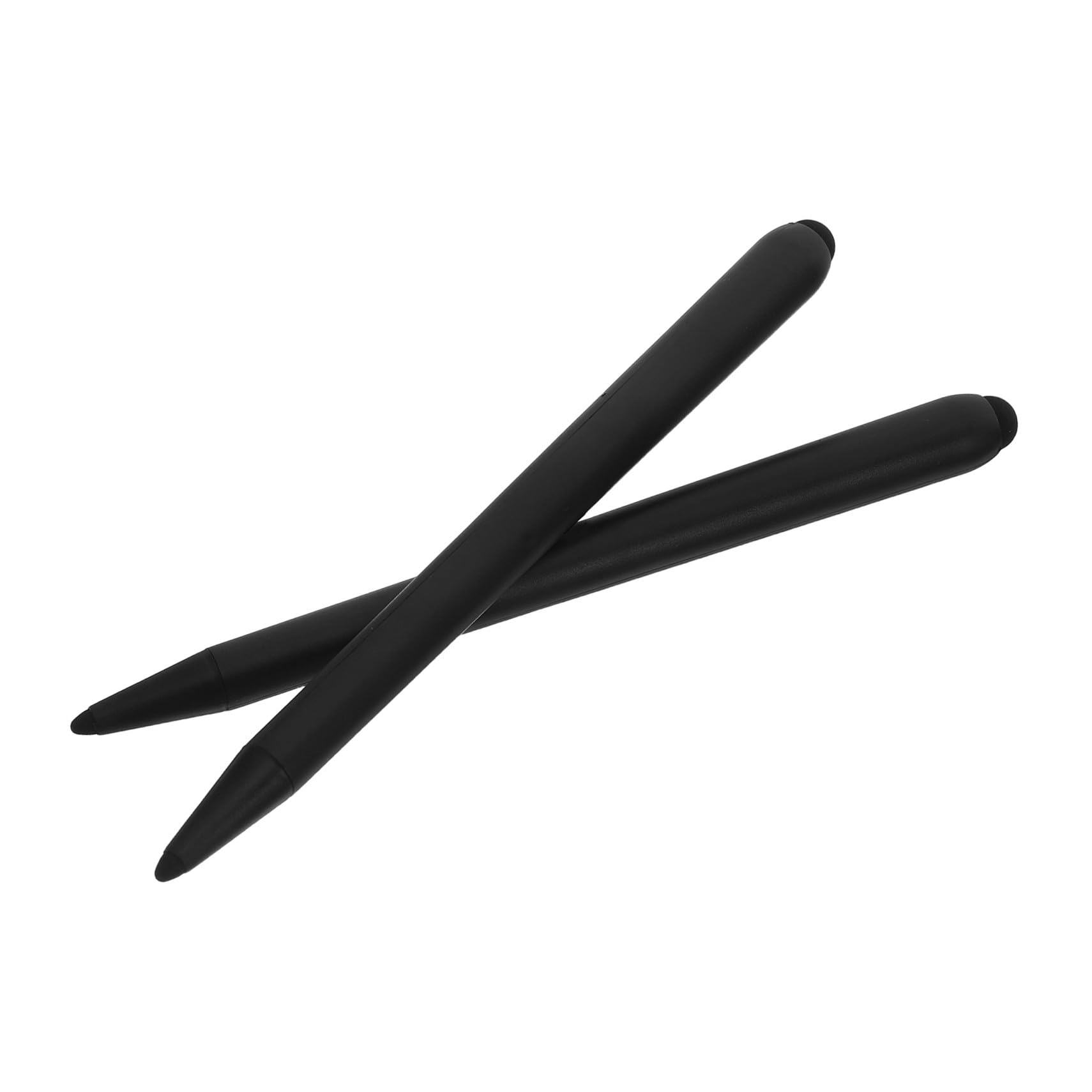 Stylus Pen per Schermo Doppia Punta 2 Pezzi in ABS Nero