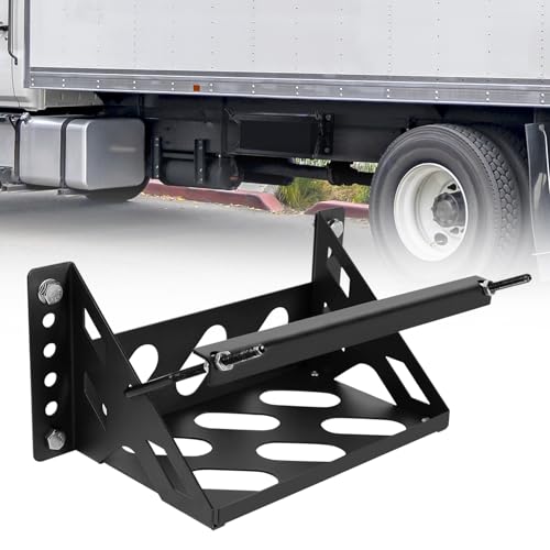 Battery Mounting Bracket Kit,Heavy-Duty Metal Steel Battery Mount Box,Easy Bolt-in Battery Tray for Marine Boat Pickup Trucks Cars RV Trailer, Fits up to 10.63