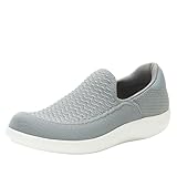 Alegria Women's Steadie Coin Comfort Slip On Vegan Knit Upper Nurses Clog Shoe 10.5-11 M US