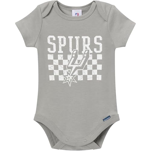 Image of Gerber Baby NBA Boys & Girls 2-Pack Short Sleeve Onesie Bodysuits