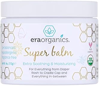 Healing Ointment for Babies - USDA Certified Organic Natural Moisturizer Gentle on Sensitive Skin Prone To Baby Eczema, Cradle Cap (Infant Seborrheic Dermatitis), Rashes, Hives 4oz