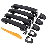 NewYall Pack of 4 Front Rear Left Driver Right Passenger Side Outside Exterior Door Handle