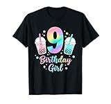 boba tea 9th birthday Girl