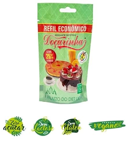 KIT 8 ADOÇANTE DOÇURINHA REFIL 125G