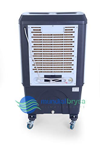 Climatizador de Ar Evaporativo Residencial ou Comercial para 50 m² Portátil Vazão 5000 m³/h Cinza MB