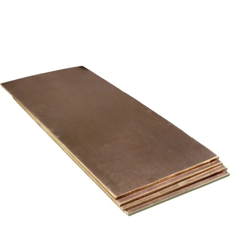 Placa de chapa de bronce 100 x 200 x 0.5 mm miniatura 5