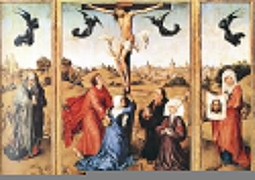 Affiche Sainte Croix Rogier Van Der Weyden impression murale art
