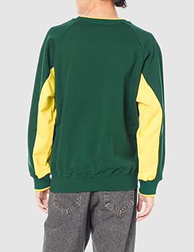 Extra Large TEAM LOGO 2Tone CREWNECK SWEAT Men's Sweatshirt, green, Small :  Amazon.sg: Fashion