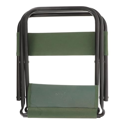 Toyvian Silla Plegable Ligera para Camping y Pesca Taburete Portátil Pequeño Verde Asiento Compacto para Exteriores y Ocio Adecuado para Viajes y Actividades al Aire Libre