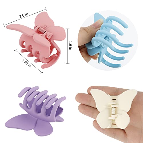 Pinzas para cabello tipo mariposa Atoden 4 piezas miniatura 6