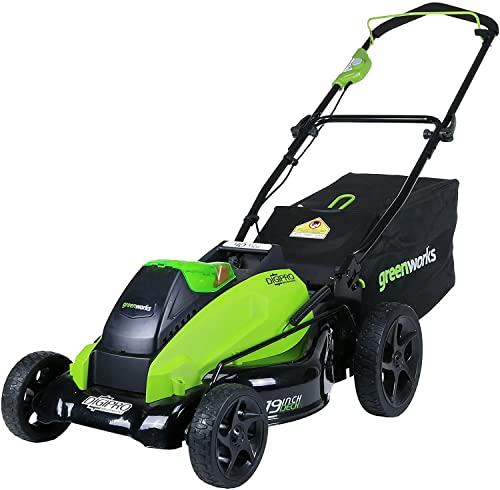 GreenWorks 2501302 G-MAX 40V 19-Inch Cordless Lawn Mower, Battery & Charger Not Included